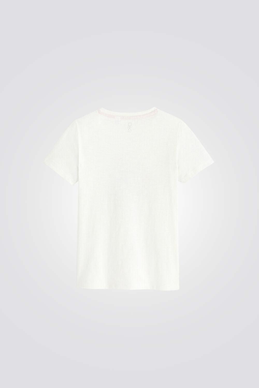 טישירט קצרה לילדים בצבע לבן - MASHBIR//365