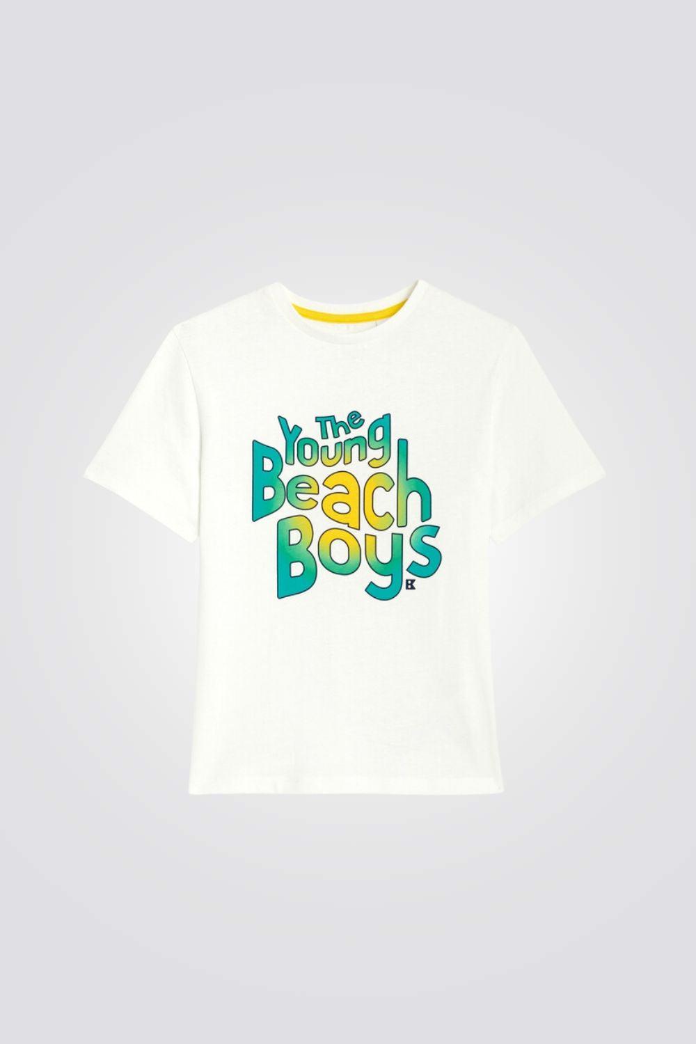 טישירט קצרה לילדים בצבע לבן - MASHBIR//365