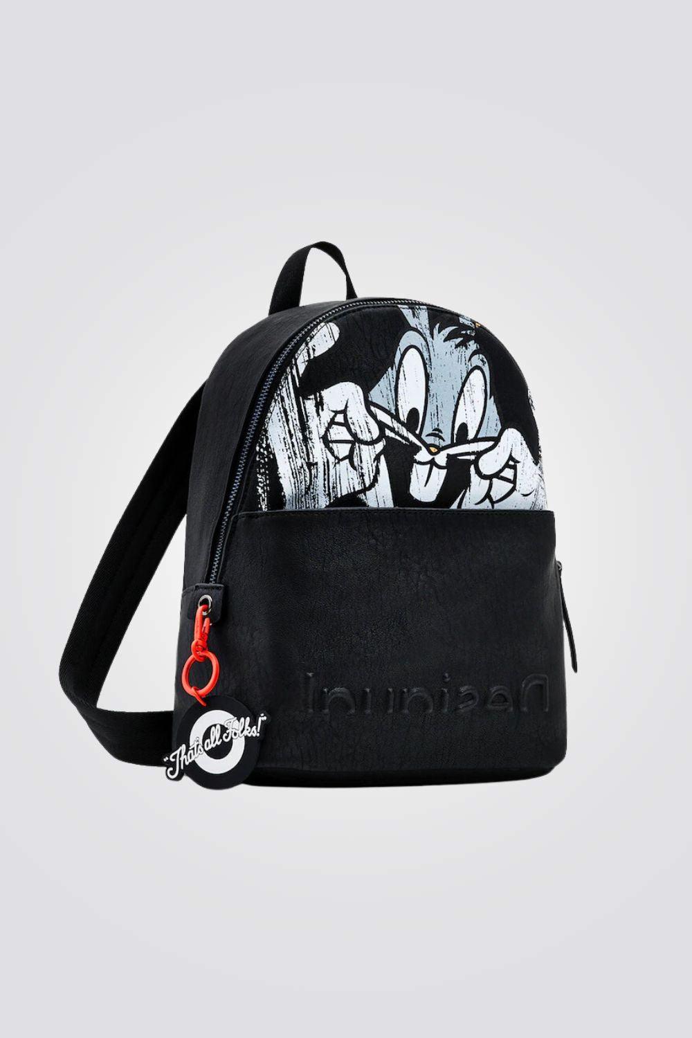 תיק גב באגס באני לנשים בצבע שחור - MASHBIR//365