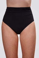 תחתון ביקיני גבוה לנשים בצבע שחור - MASHBIR//365