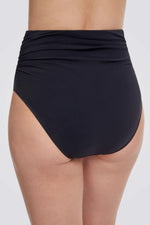 תחתון ביקיני גבוה לנשים בצבע שחור - MASHBIR//365