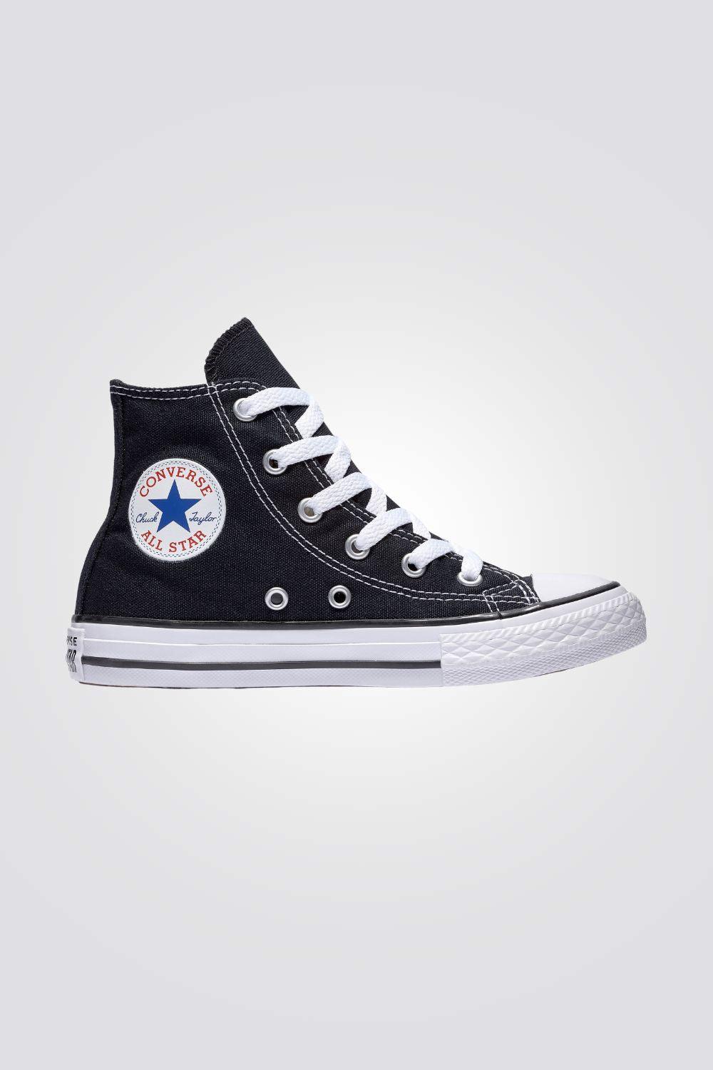 סניקרס קנבס גבוהות CHUCK TAYLOR ALL STAR HIGH בצבע שחור - MASHBIR//365