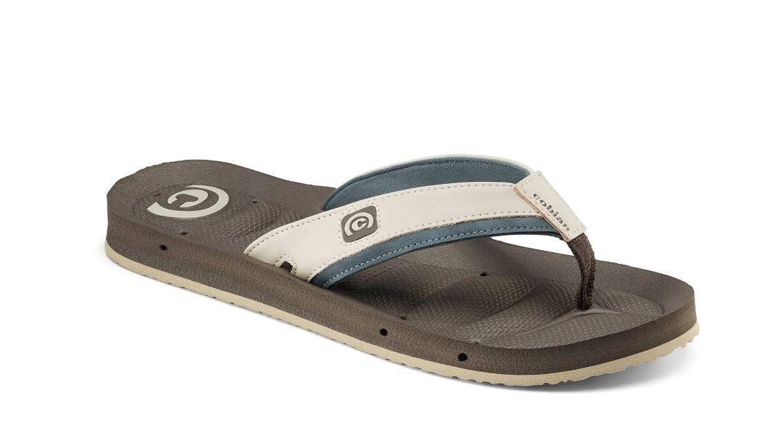 כפכפי אצבע לגבר DRAIN5 בצבע חום קרם - MASHBIR//365