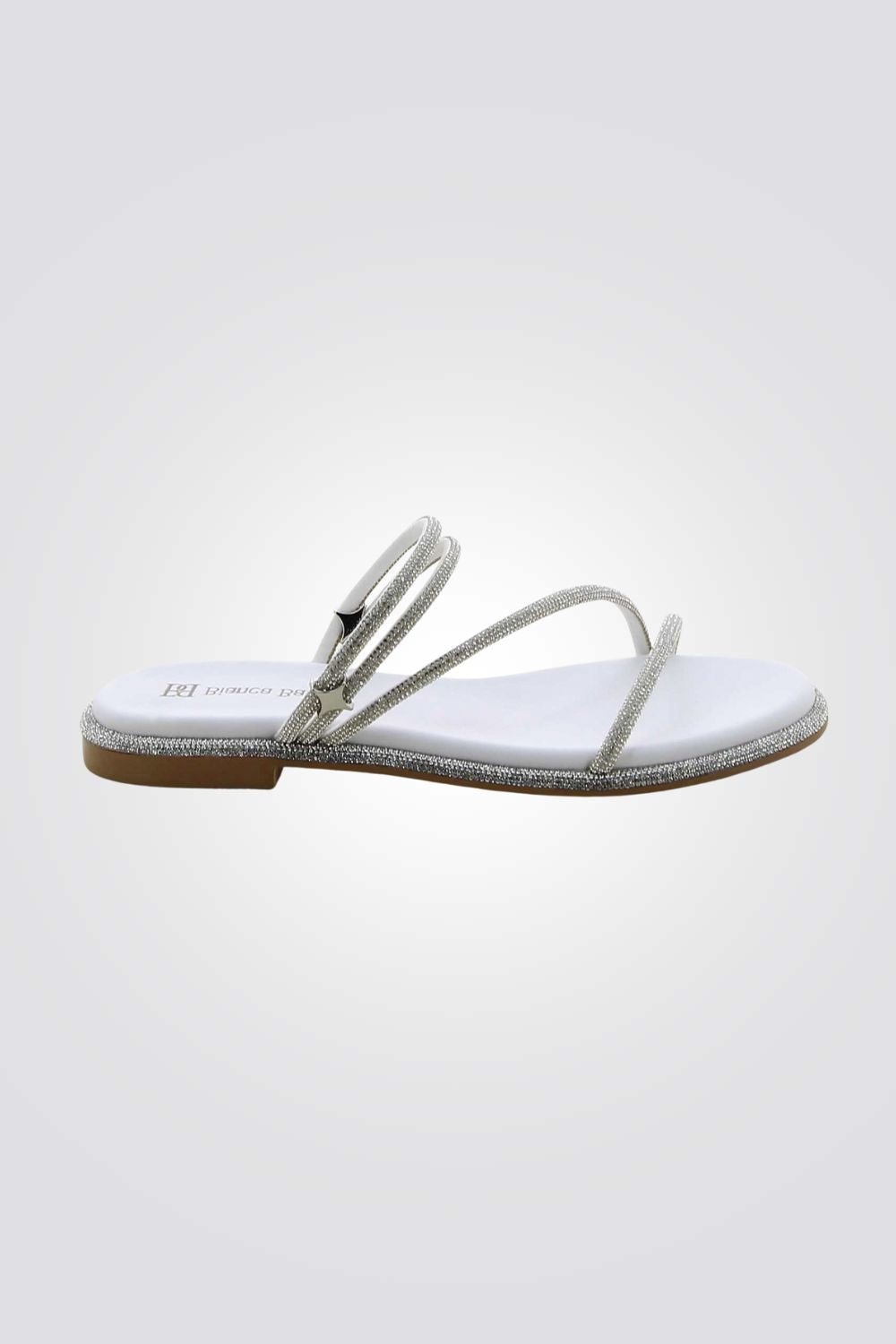 כפכף רצועות לנשים לבן