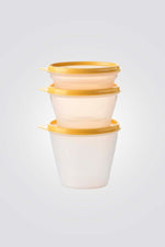 סט 3 קערות עם מכסה 240-800 מ"ל