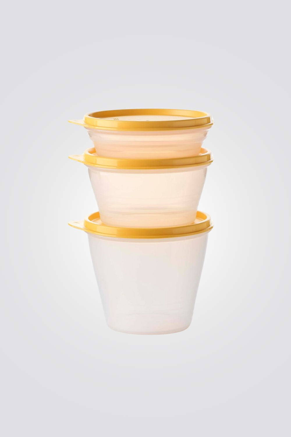 סט 3 קערות עם מכסה 240-800 מ"ל