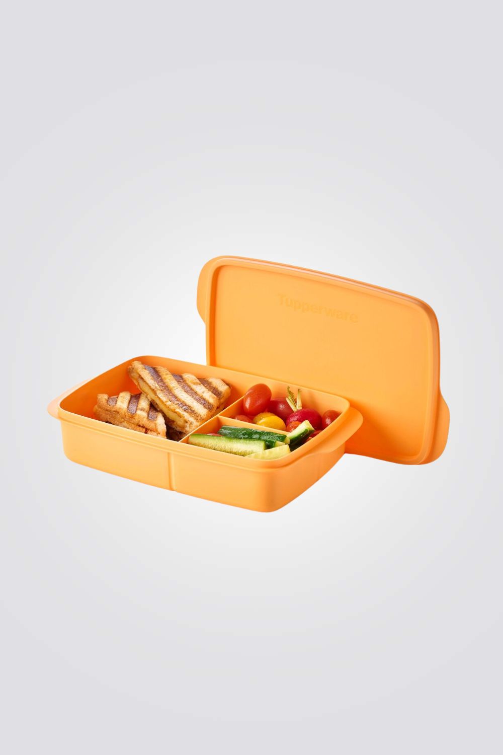 קופסת אוכל מחולקת 1 ליטר פלסטיק ממוחזר