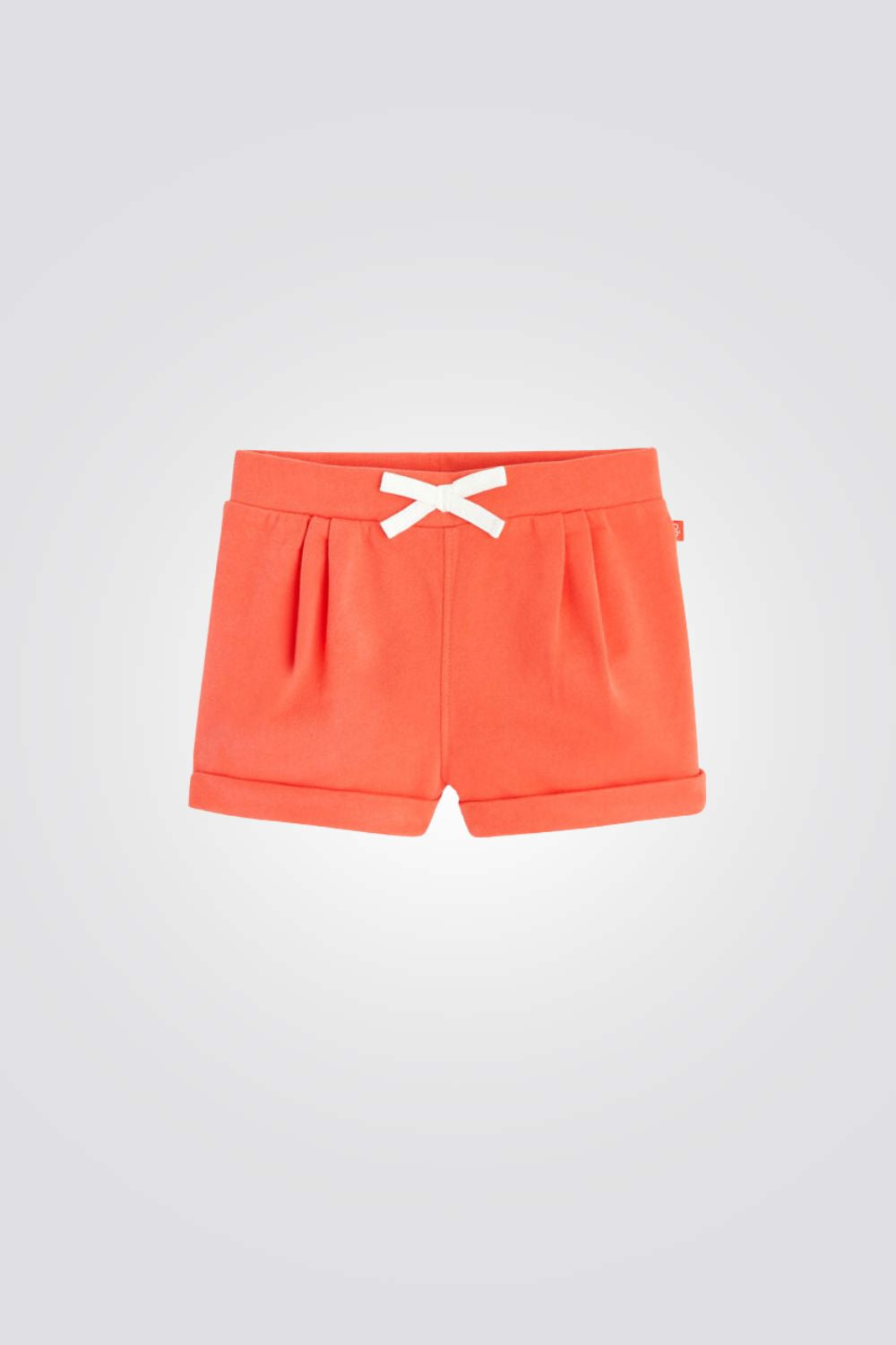 מכנסיים קצרים לתינוקות בצבע כתום