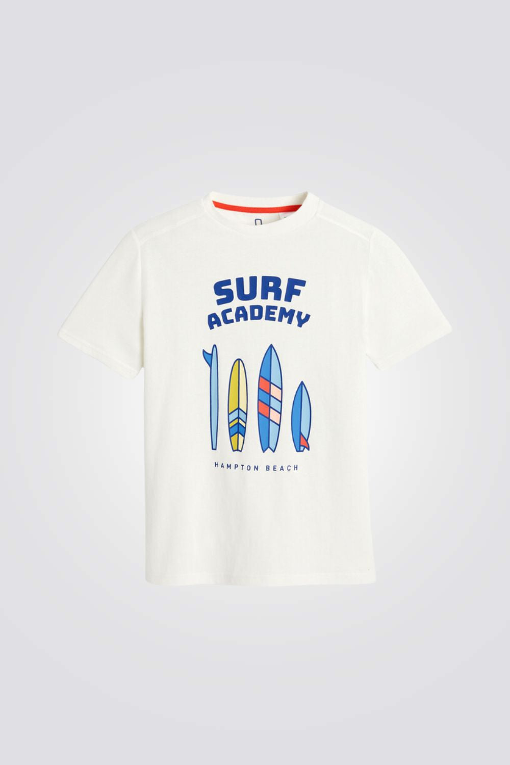 טישירט לילדים בצבע לבן עם הדפס גלשנים