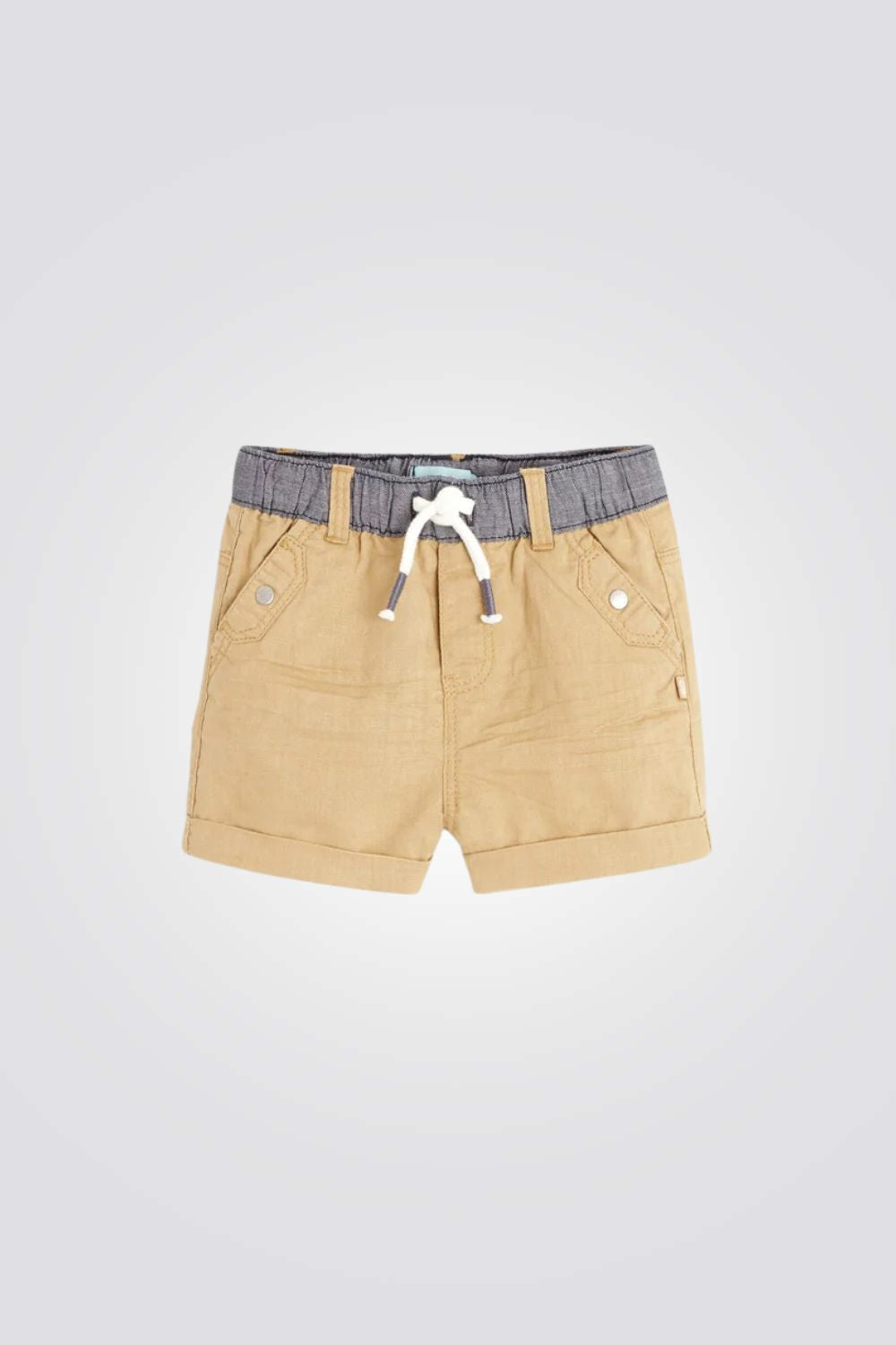 מכנסיים קצרים לתינוקות בצבע בז'