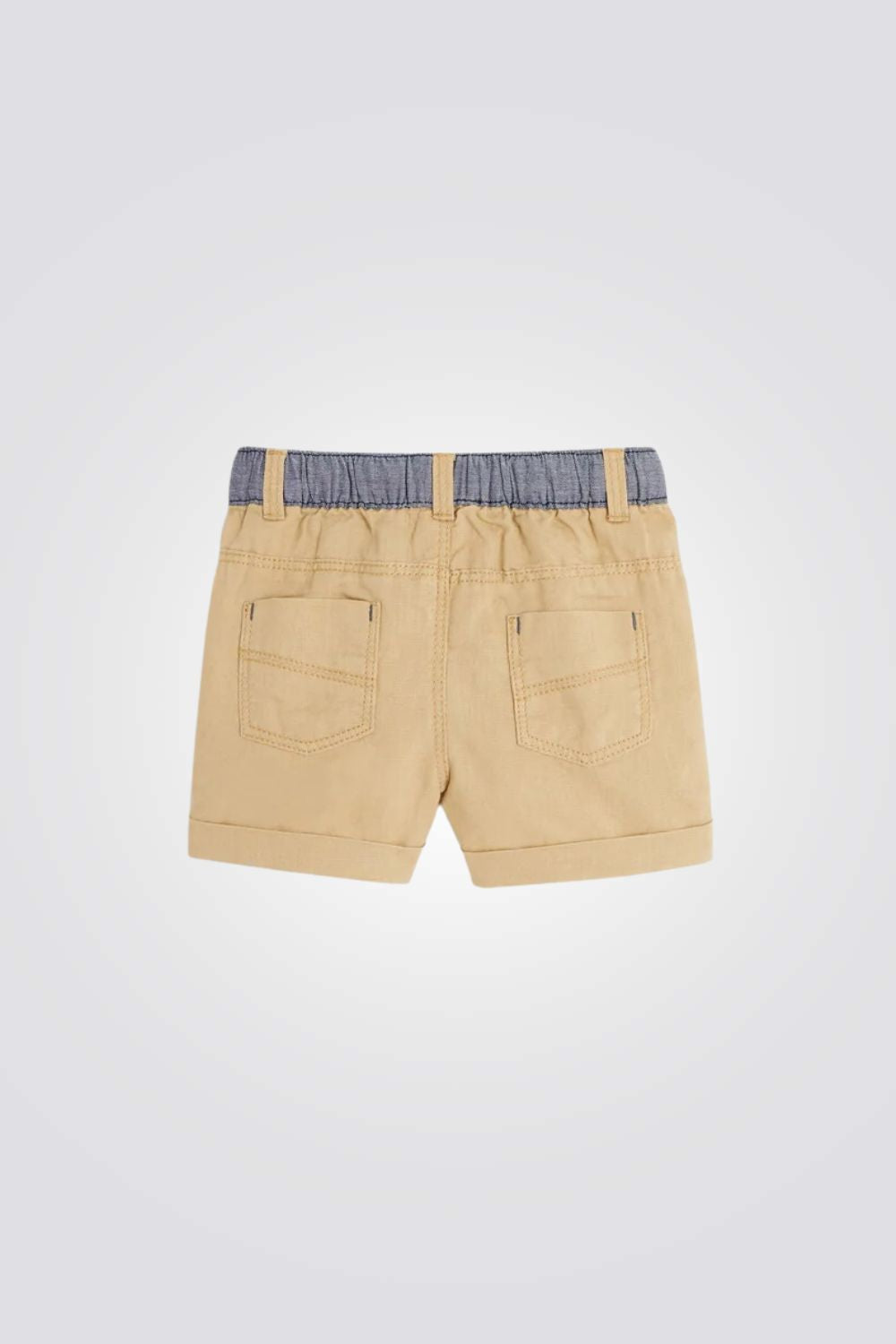 מכנסיים קצרים לתינוקות בצבע בז'