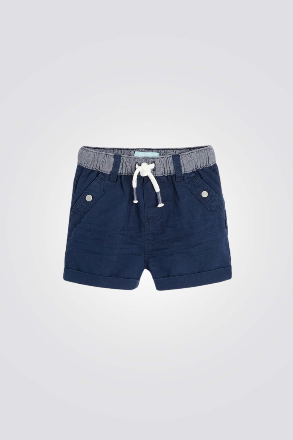 מכנסיים קצרים לתינוקות בצבע נייבי