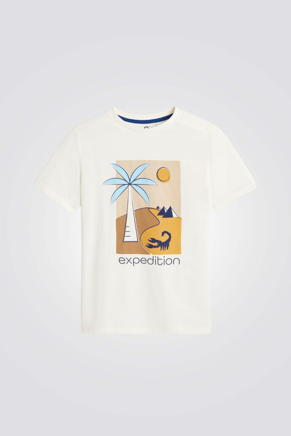 טישירט לילדים בצבע לבן עם הדפס