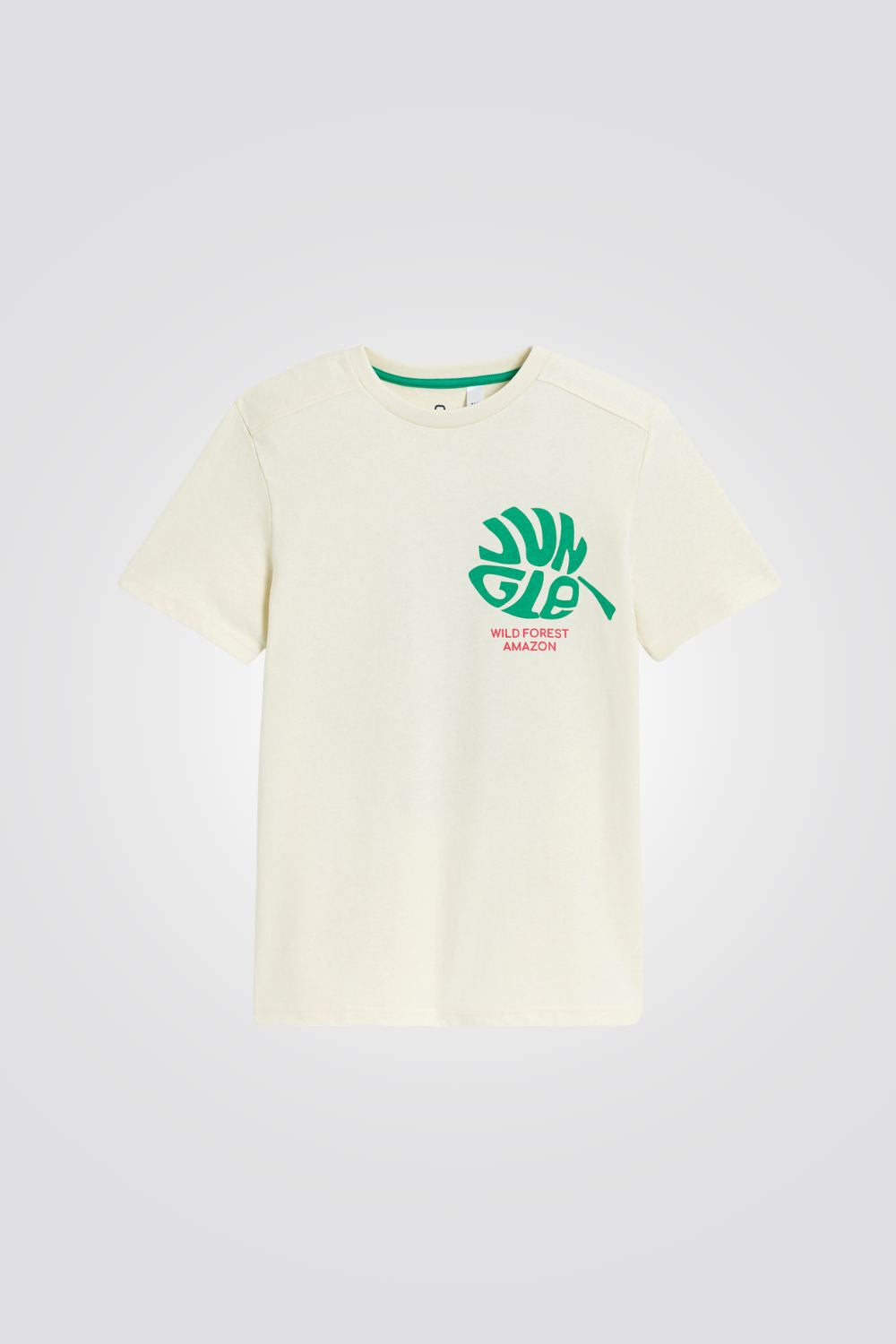 טישירט לילדים בצבע לבן עם הדפס