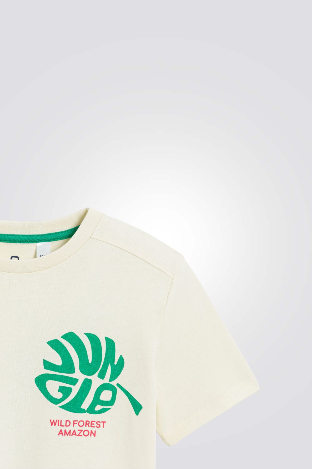 טישירט לילדים בצבע לבן עם הדפס