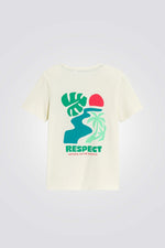 טישירט לילדים בצבע לבן עם הדפס