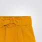 מכנסיים קצרים לילדות בצבע צהוב - 2