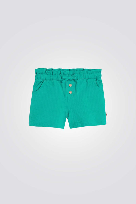 מכנסיים קצרים לתינוקות בצבע ירוק