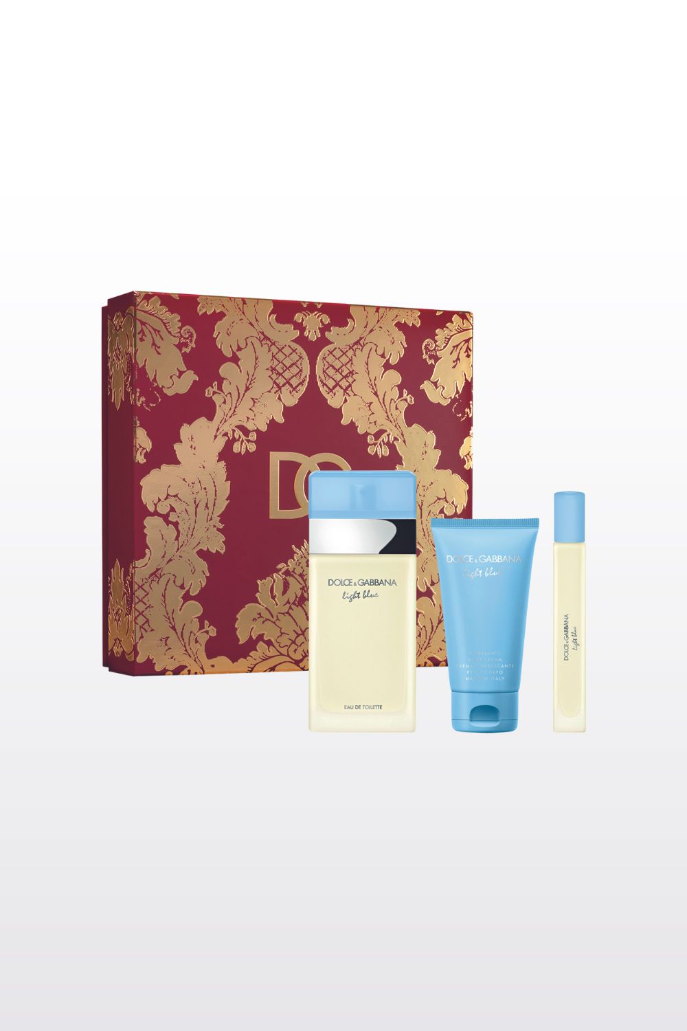 מארז בישום לאישה 100 מ"ל + 10 מ"ל + קרם גוף 50 מ"ל LIGHT BLUE E.D.T