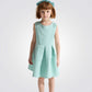 שמלה לילדות בצבע ירוק - 1