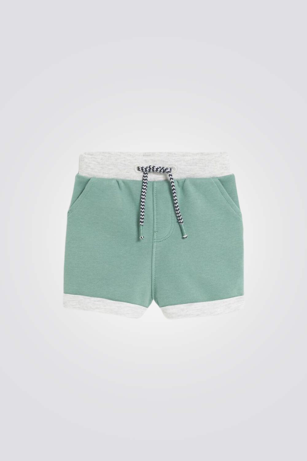 מכנסיים קצרים לתינוקות בצבע ירוק