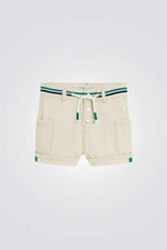 מכנסיים קצרים לתינוקות בצבע בז'