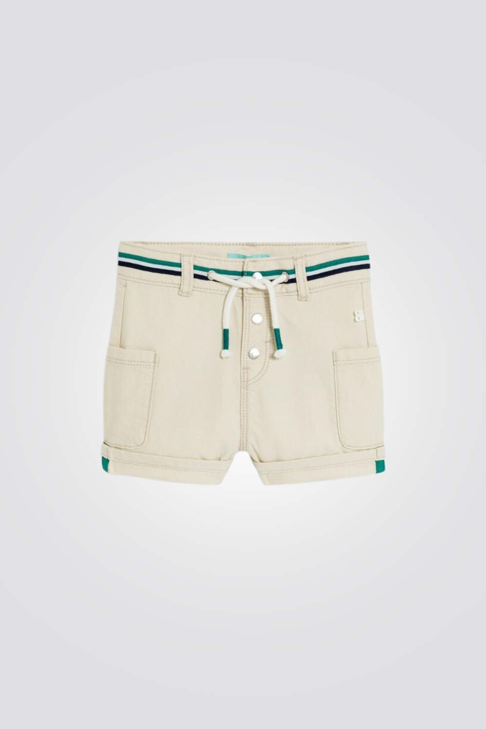 מכנסיים קצרים לתינוקות בצבע בז'