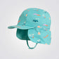 כובע ים דו צדדי לתינוקות בצבע תכלת עם הדפס - 1