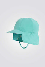 כובע ים דו צדדי לתינוקות בצבע תכלת עם הדפס