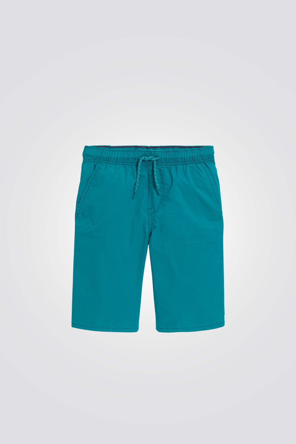 מכנסי ברמודה לנערים בצבע טורקיז