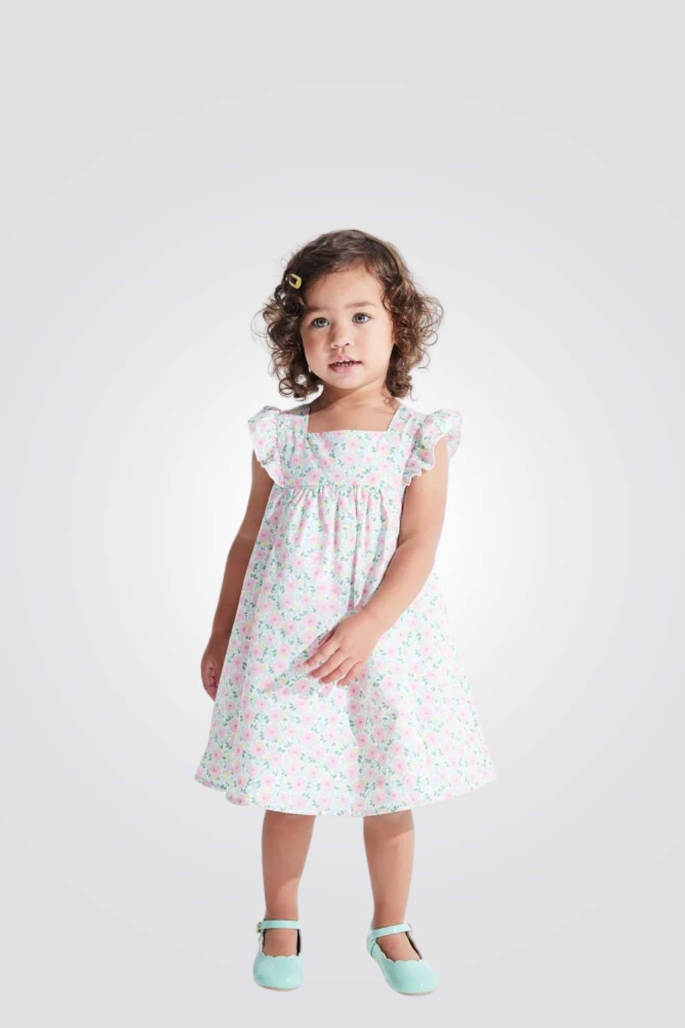 שמלה לתינוקות בהדפס פרחוני