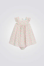 שמלה לתינוקות בהדפס פרחוני