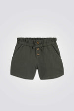 מכנסיים קצרים בצבע ירוק לילדות