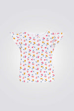 טישירט לתינוקות בהדפס פרחוני