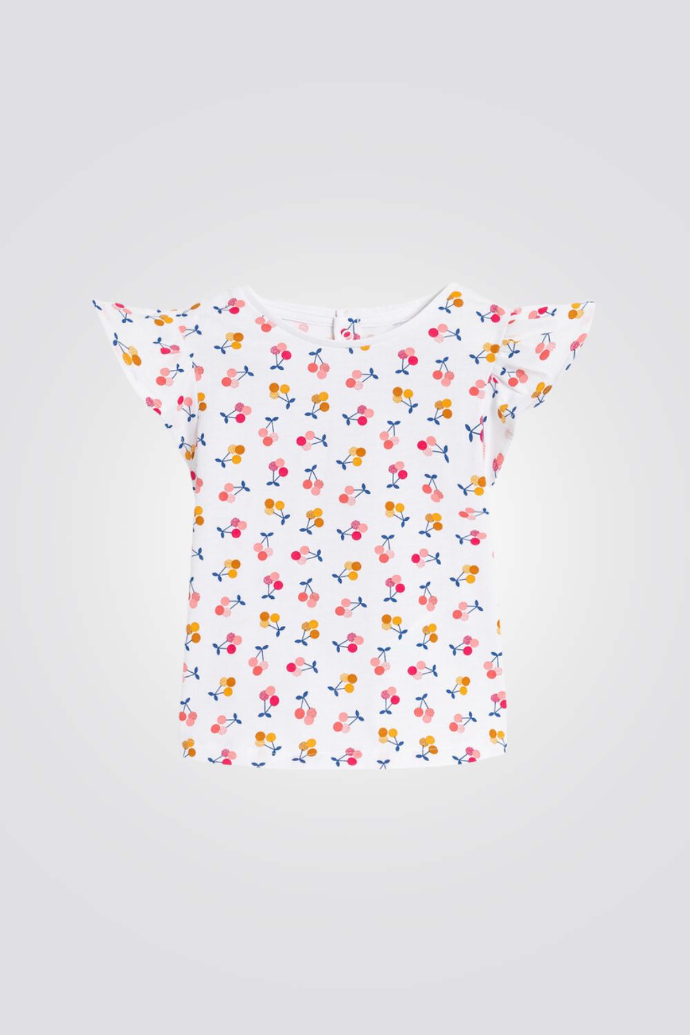 טישירט לתינוקות בהדפס פרחוני