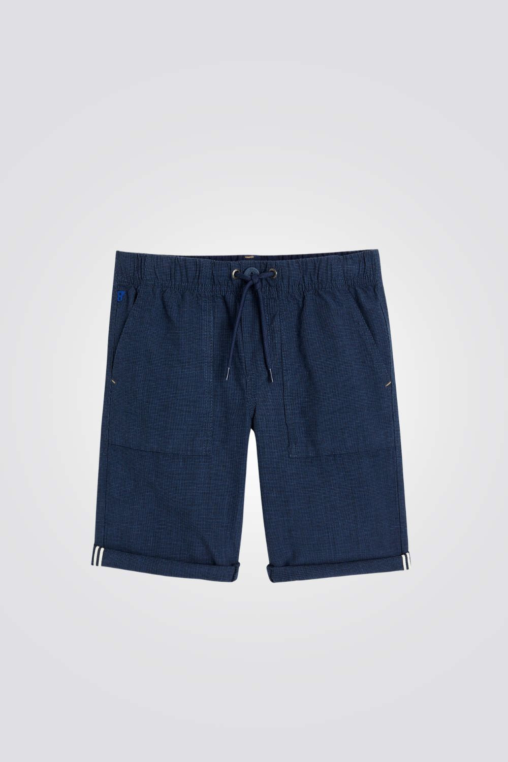 מכנסי ברמודה לילדים בצבע נייבי