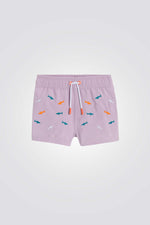 מכנס בגד ים לתינוקת בצבע סגול