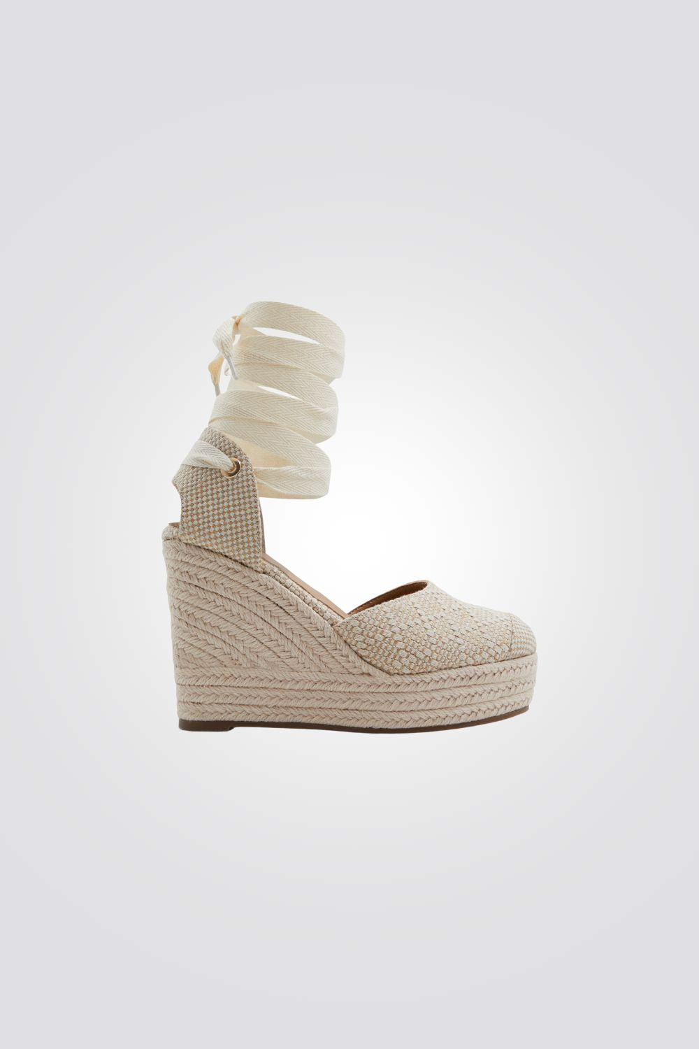 סנדל פלטפורמה לנשים דגם GOLDIIE בז'