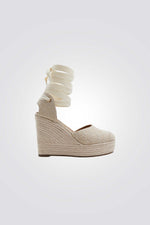 סנדל פלטפורמה לנשים דגם GOLDIIE בז'