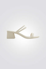 כפכף עקב לנשים דגם KEELAY שמנת