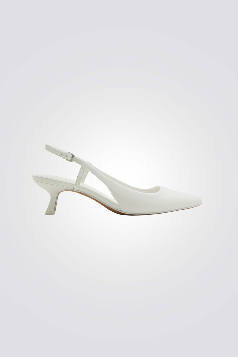 סנדל עקב לנשים דגם ODDETTE לבן