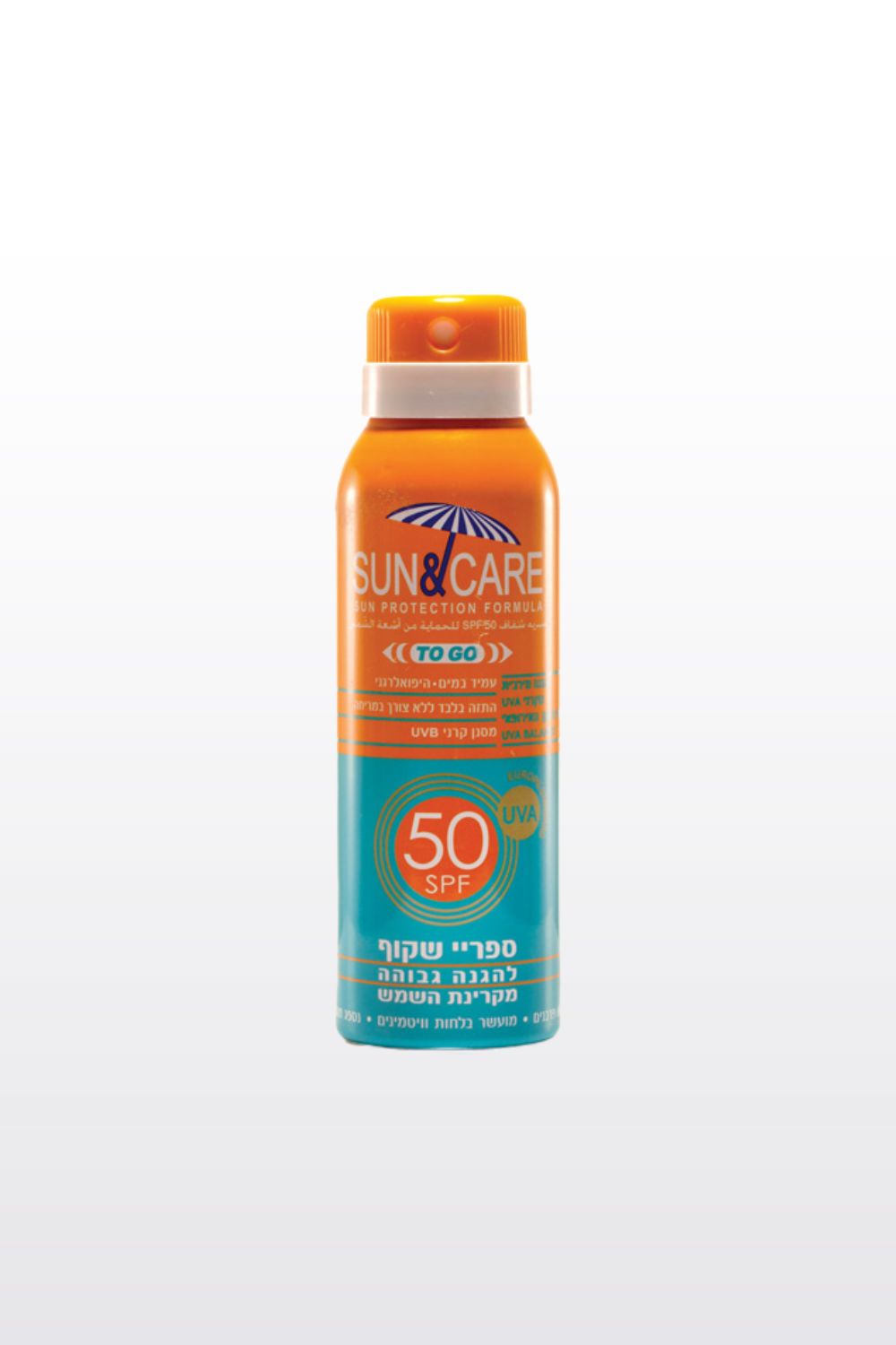 ספריי הגנה שקוף SPF50