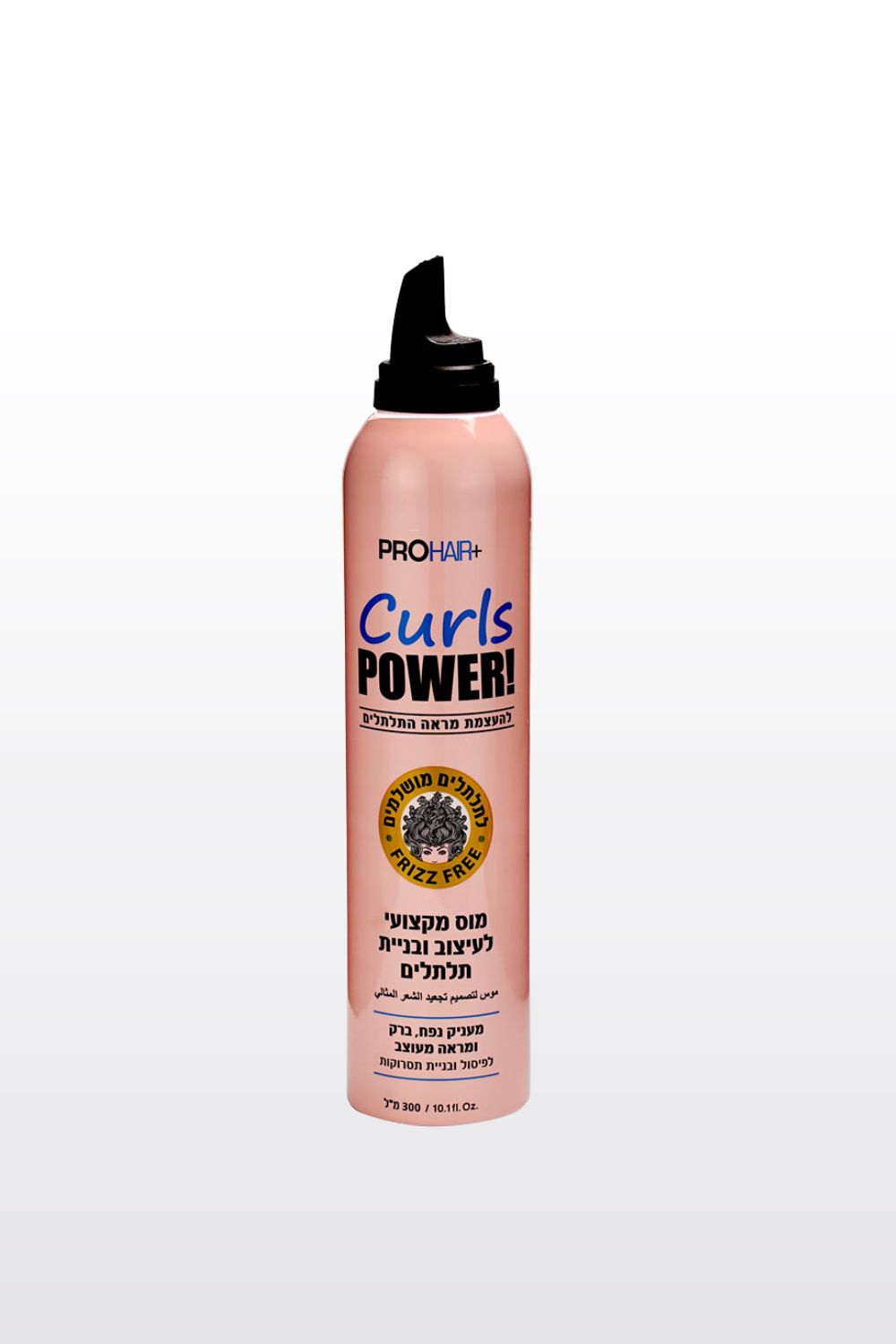 מוס לעיצוב שיער מתולתל 300 מ"ל PRO HAIR