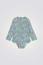 בגד ים שלם לתינוקות בהדפס פרחוני