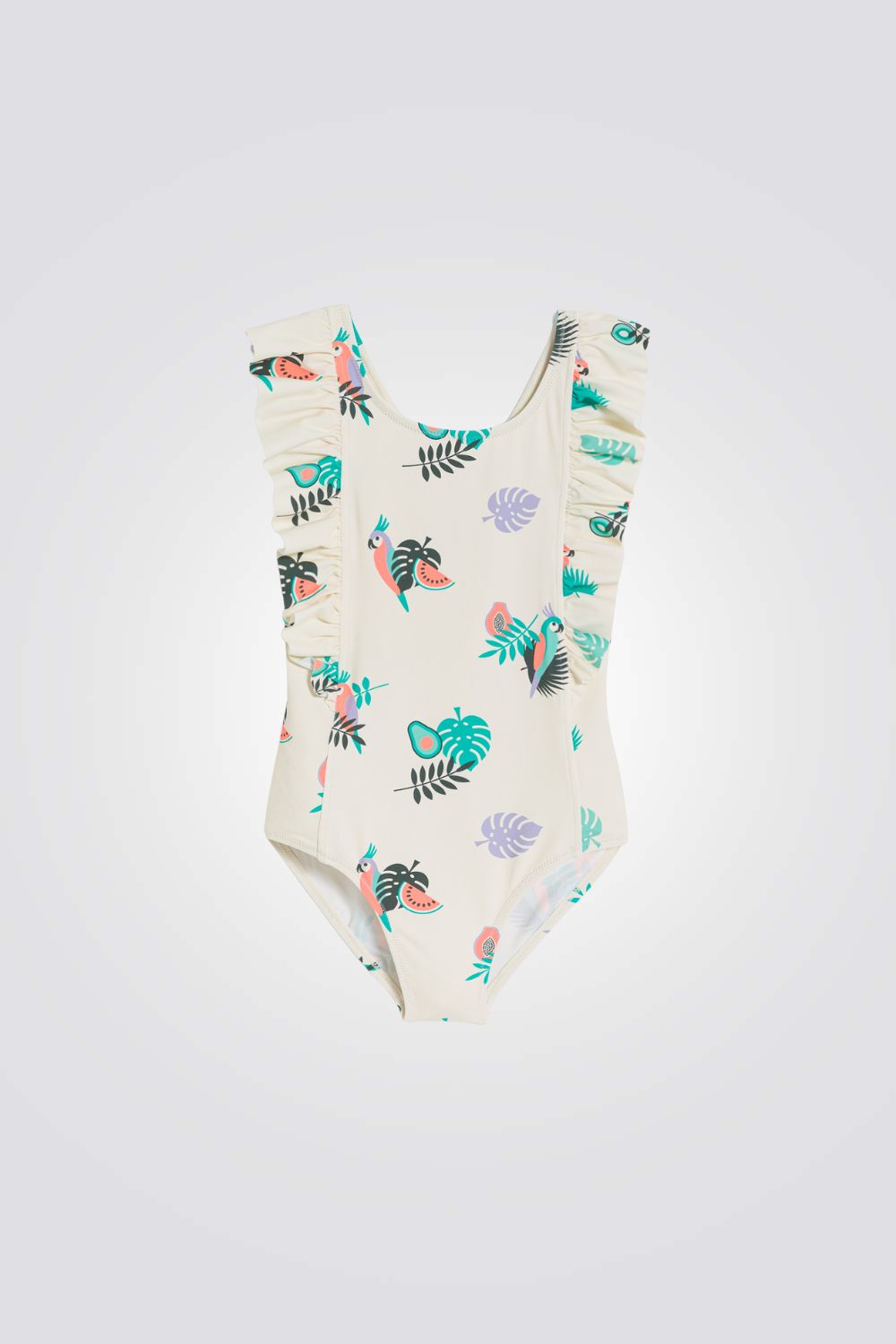 בגד ים שלם לילדות עם הדפס