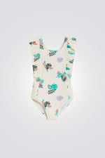 בגד ים שלם לילדות עם הדפס