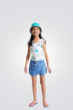 בגד ים שלם לילדות עם הדפס