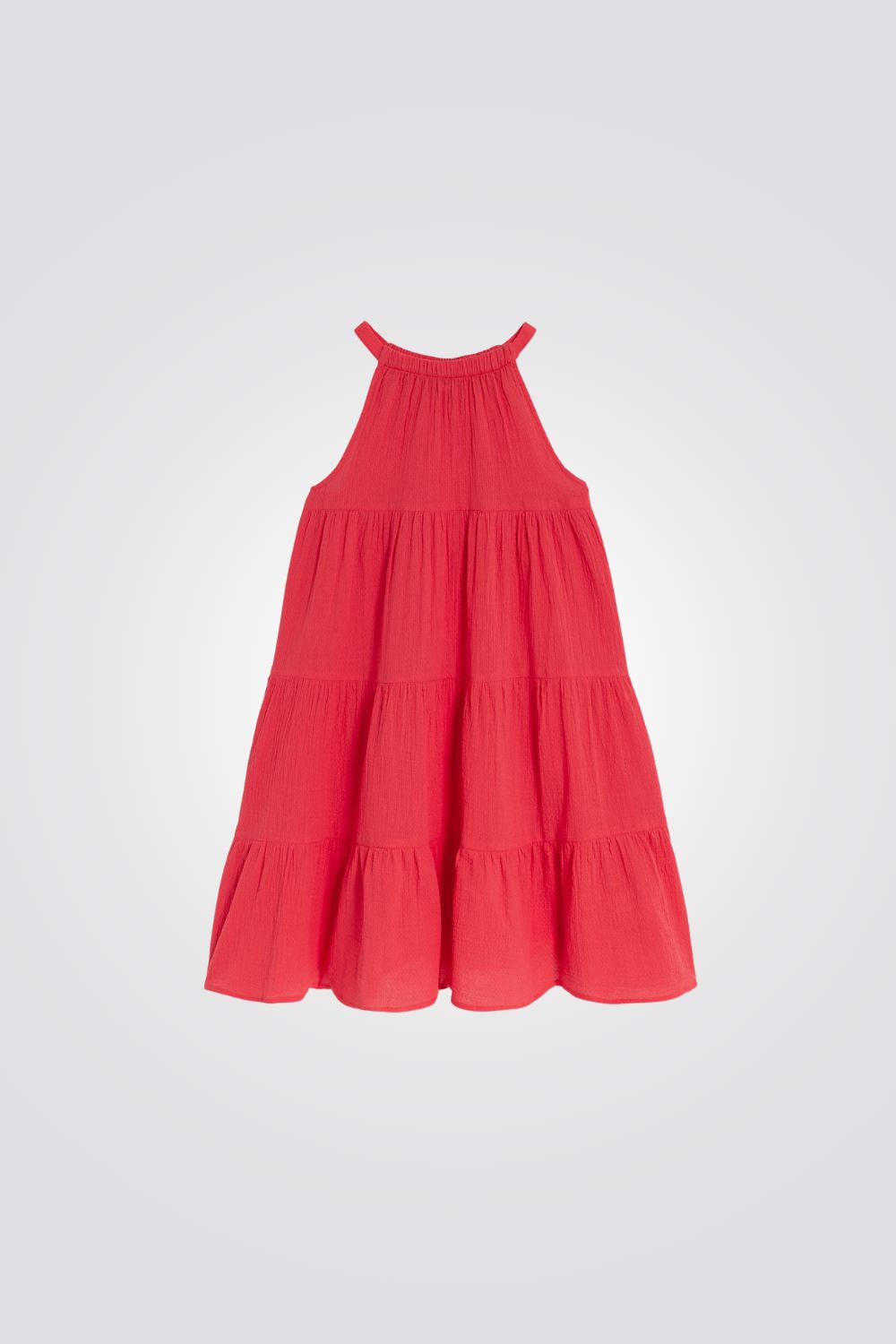 שמלה לילדות בצבע אדום