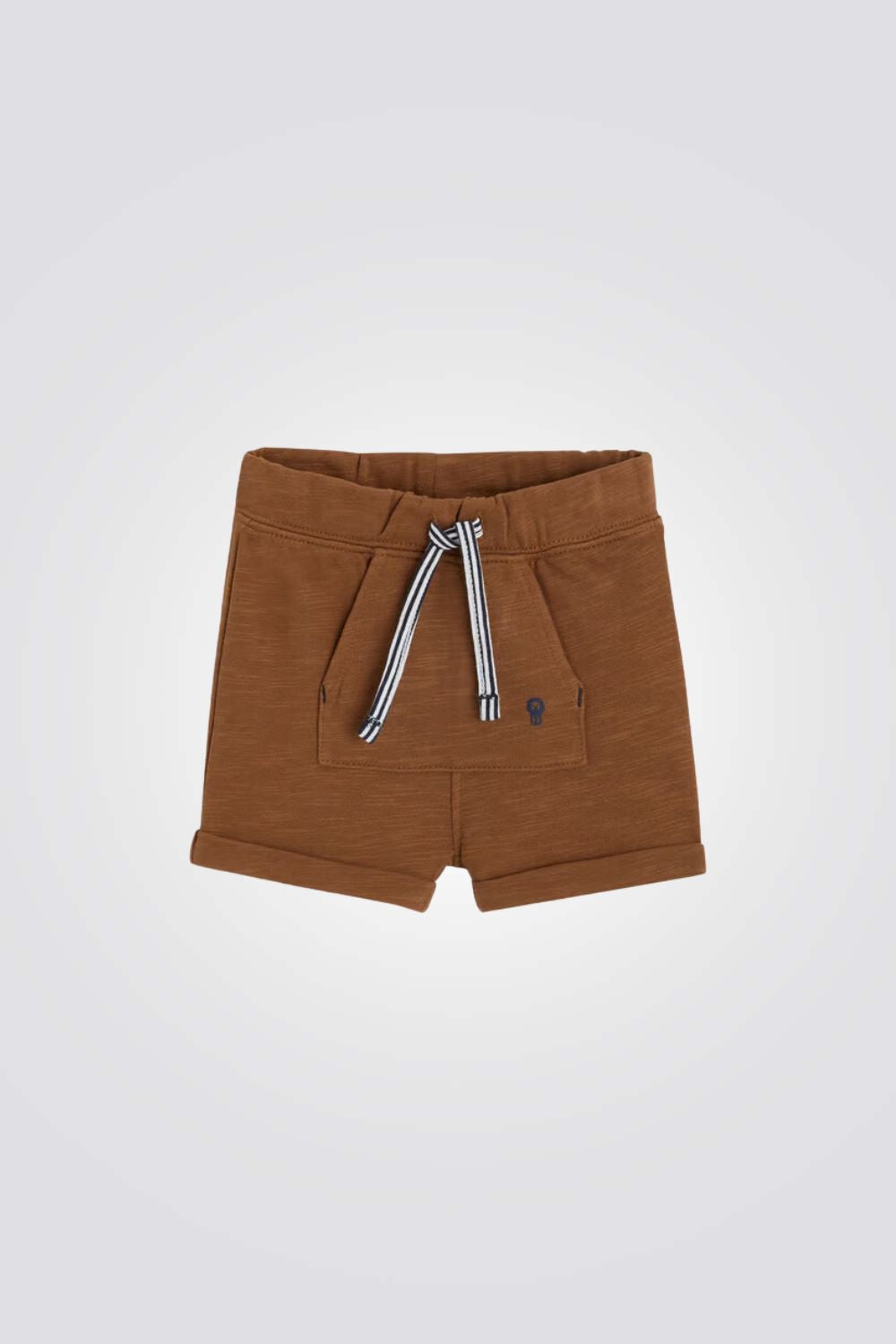 מכנסיים קצרים לתינוקות בצבע חום 