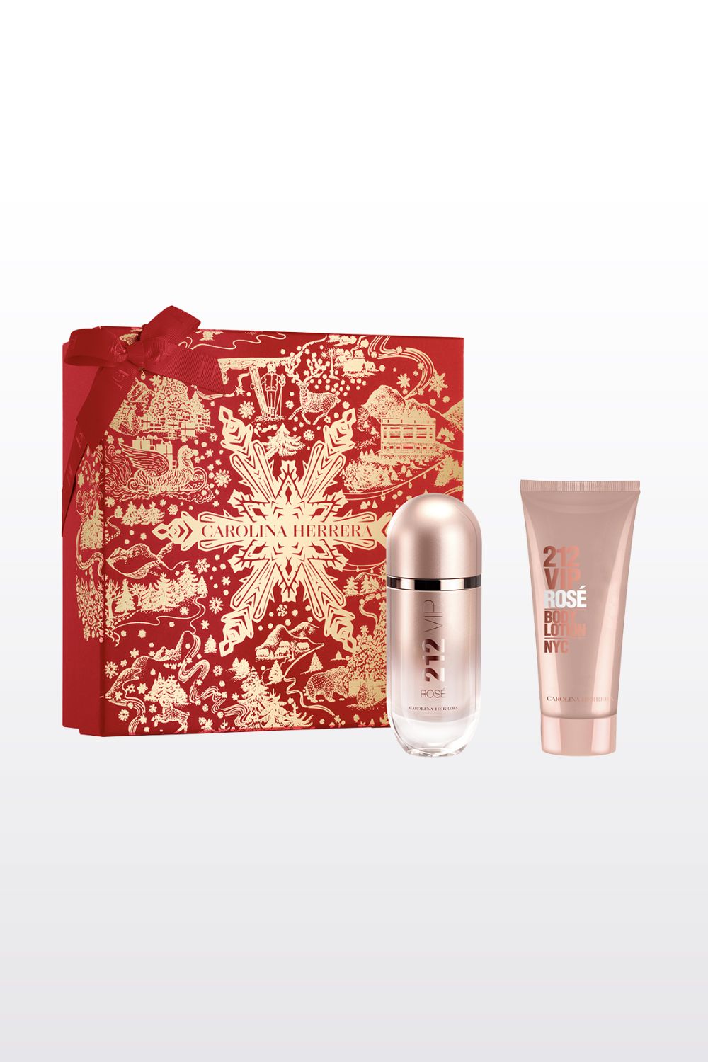 מארז בישום לאישה 80 מ"ל + תחליב גוף 100 מ"ל 212 VIP ROSÉ E.D.P